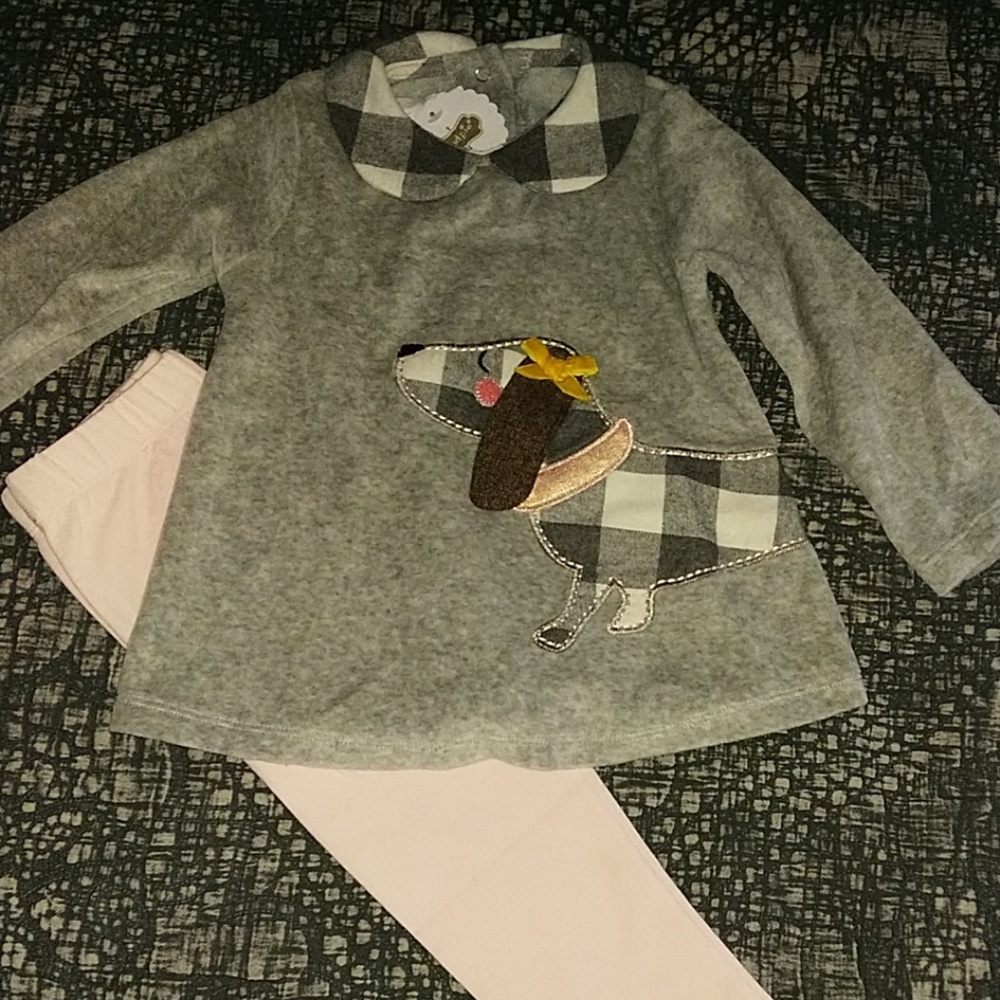 NEW! Mud Pie Toddler Girl Outfit